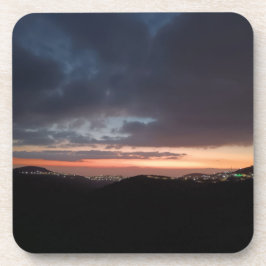 porta copos de plástico do Duro da noite do céu