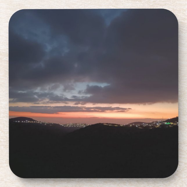 porta copos de plástico do Duro da noite do céu (Frente)