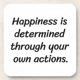 Porta copos de plástico do Duro de felicidade