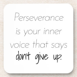 Porta copos de plástico do Duro de perseverança