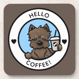 Porta copos de plástico do Duro do café KiniArt