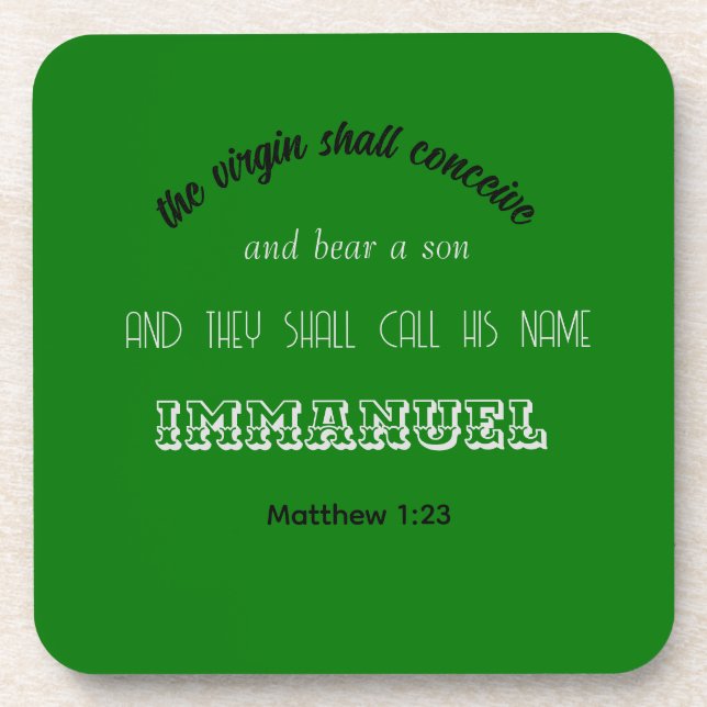 Porta copos de plástico do Duro Verso de Natal (Frente)