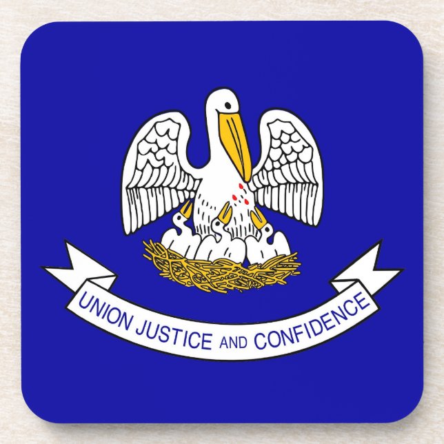 porta copos de plástico duro com bandeira de Louis (Frente)