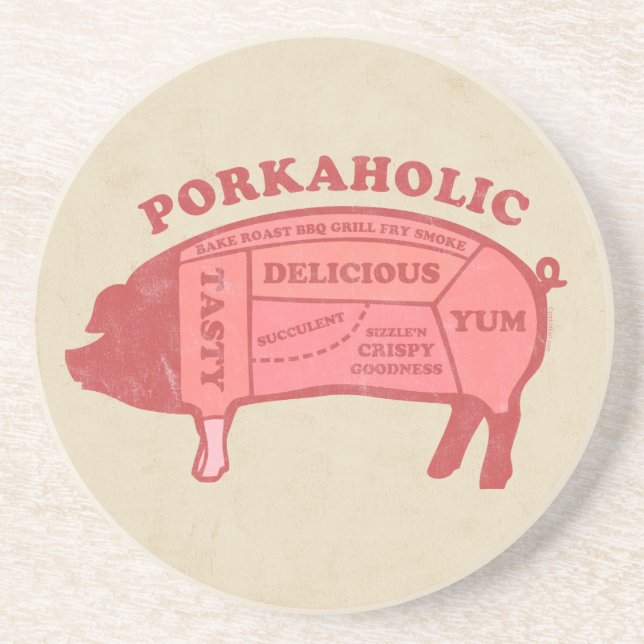 Porta copos de Porkaholic (Frente)