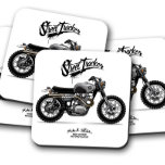Porta copos de rastreador de rua | Conjunto de Por<br><div class="desc">Porta copos de rastreador de rua | Conjunto de Portas copos de Motocicletas - #motocicleta,  #motociclistas,  #cinza,  #branca,  #motocicecorckcoaster,  #bikerdrinkcoaster,  #bikercoaster,  #motorbikecoaster,  #motociclistas,  #bikers,  #biker,  #custombike,  #customchopper</div>