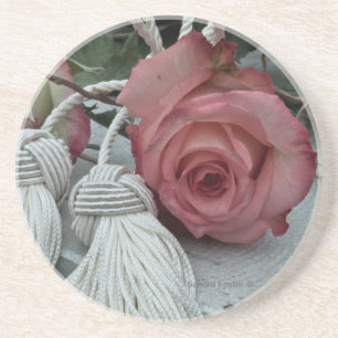 Porta copos De Rosas E Mexilhões