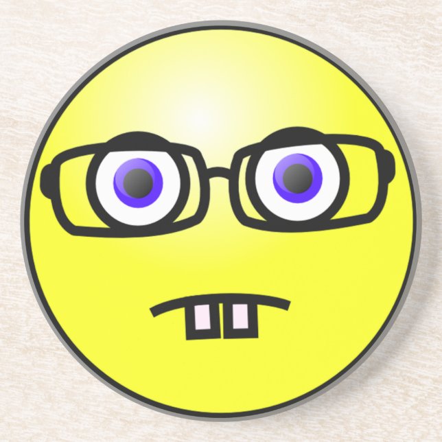 Porta copos de rosto do Geek indecente (Frente)