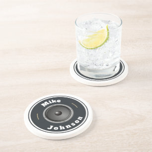 Porta copos de Sandstone - Auto-falante personaliz