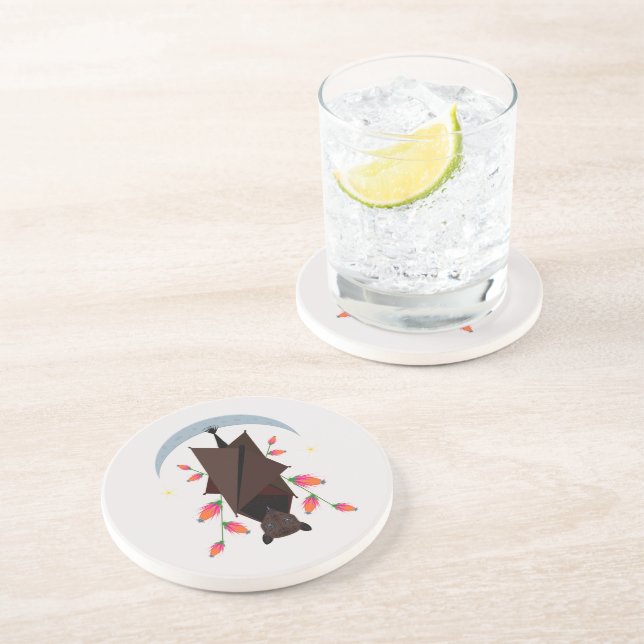 Porta copos de Sandstone de Fox Voadora (Lateral)