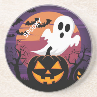 Porta copos de Sandstone do Halloween.