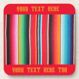 Porta copos de Serape Poncho Mexicana - Drama de T