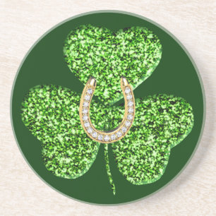 Porta copos De Shamrock E De Ferradura