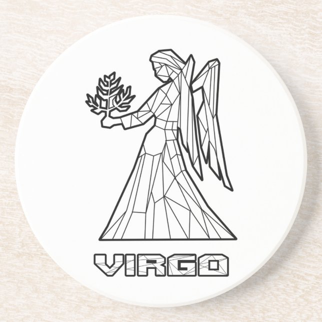 Porta copos de Sinal de Virgo Zodiac (Frente)