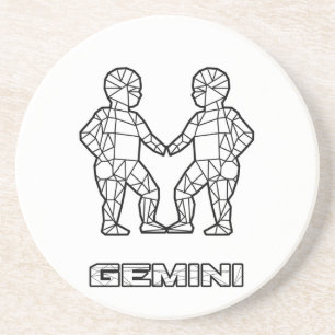 Porta copos de Sinal Gemini Zodiac