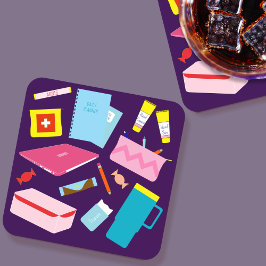 Porta copos De Suprimentos De Professores Modernos