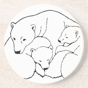 Porta copos de Urso Polar e Porta copos