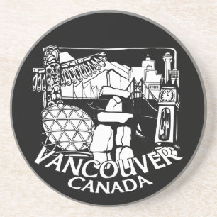 Porta copos de Vancouver Souvenir Pontos de Refer