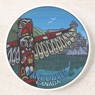 Porta copos de Vancouver Souvenir Pontos de Refer