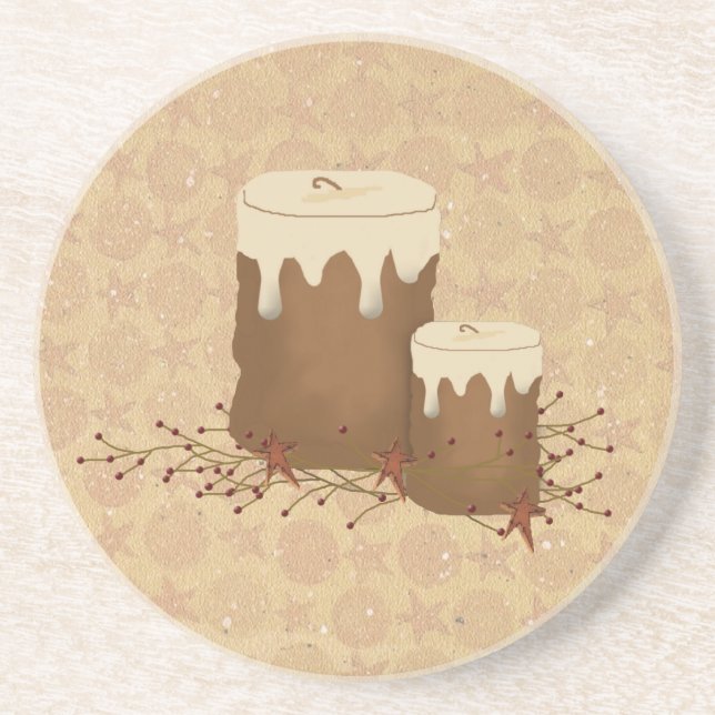 Porta copos de Velas Primitivas (Frente)