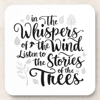 Porta copos de vento sussurros