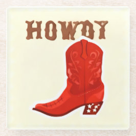 PORTA COPOS de vidro do Bar HOWDY