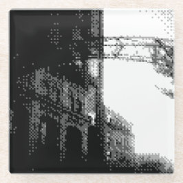 porta copos de vidro norte curto pixel