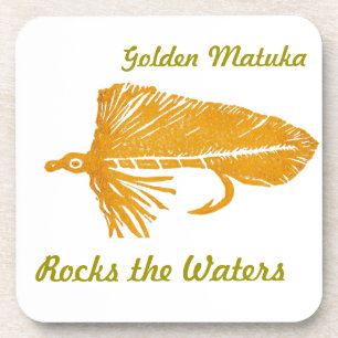 porta copos de Voo Streamer "Ouro Matuka"