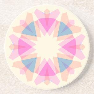 Porta-copos Decoração de Dia das Mães Rosa Azul Pastel Estrela