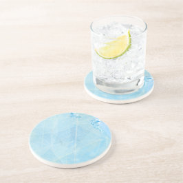 Porta-copos decoracion color tuqueza hoja