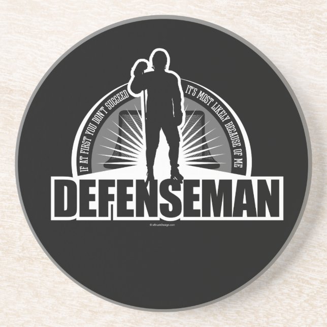 Porta-copos Defensor de Hockey (Frente)