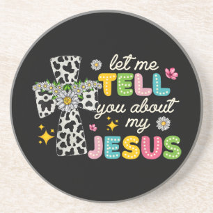 Porta-copos Deixem-Me Falar-Vos Sobre O Meu Jesus Groovy Chris