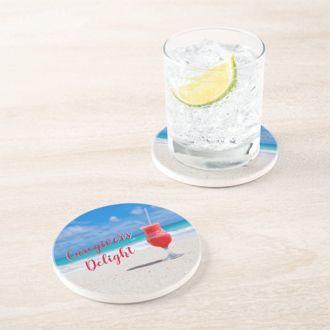 Porta copos Delight Sandstone do Cuidador (Lateral)