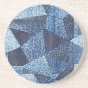 Porta-copos Denim Urban: Patchwork Disparada.
