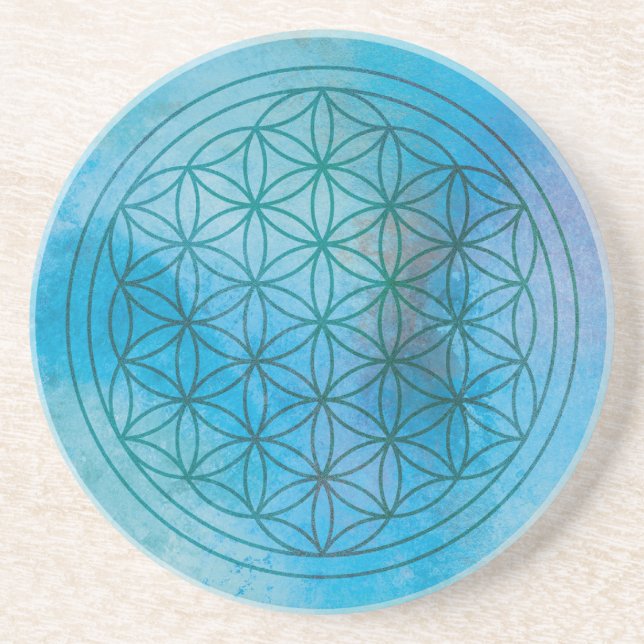 Porta-copos Descendência – Flor da Vida (Frente)