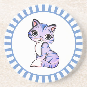 Porta-copos Desenho animado de gato fofo & protetor de copo de