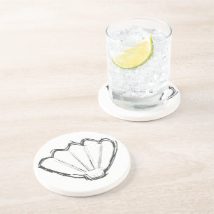 Porta-copos Desenho do esboço da Seashell