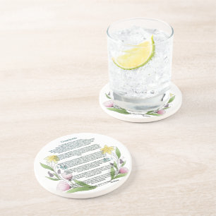 Porta-copos Desiderata por Max Ehrmann