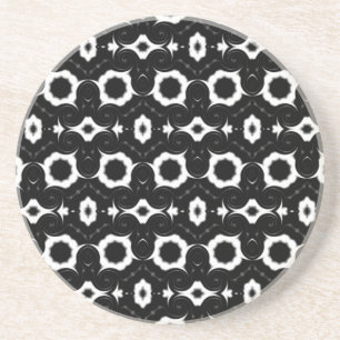 Porta-copos Design branco e preto clássico
