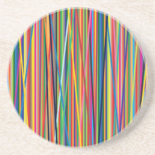 Porta-copos design de abstrato coloridas