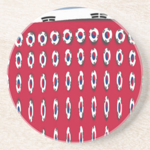 Porta-copos Design de Arte com Sinalizador de Bolinhas da Core