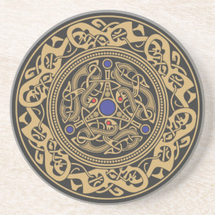 Porta-copos Design de arte da visão antiga
