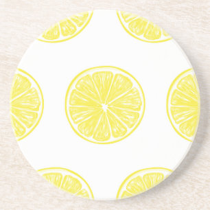 Porta-copos Design de fatias de limão