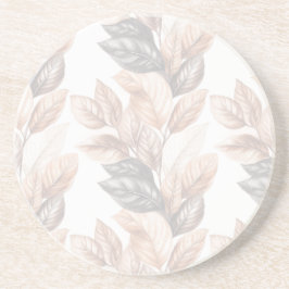 Porta-copos Design de folha vertical em tons terrestres