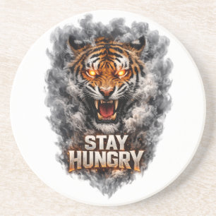 Porta-copos Design de Motivação Tigre Fome