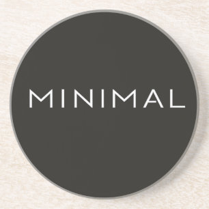 Porta-copos Design de Texto Minimalista – Tipografia Estética