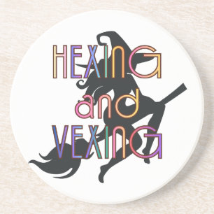 Porta-copos Design de Witchcore HEXING AND VEXING