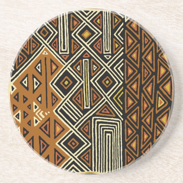 Porta-copos Design Tribal Africano Kuba (Frente)