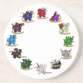 Porta-copos Designs de gelo da classe Dungeons e Dragon