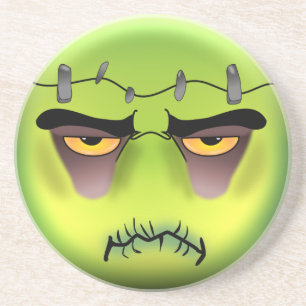 Porta-copos Dessous De Verre En Grès Frankenmoji