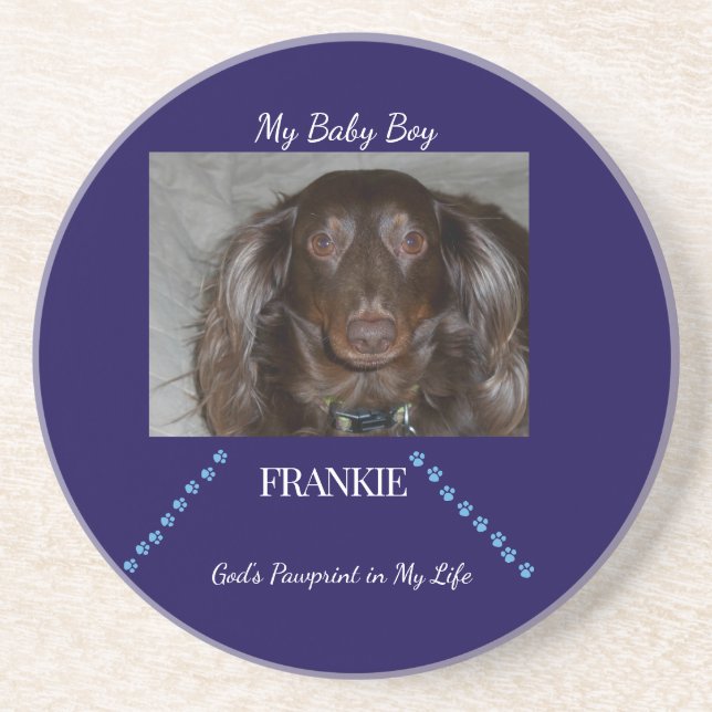 Porta-copos Devoted Pawprint Bond Keepsake (Frente)